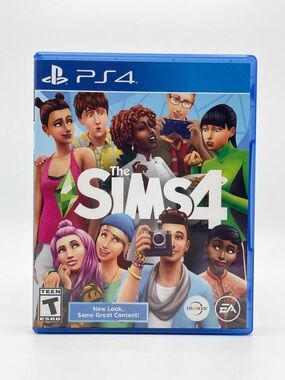 The Sims 4 PS4 Video Game - Blue Case